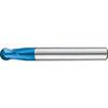 Ball nose 2-flute slot drill short FS SC TiALN shank HA 30deg. T2 0.5mm